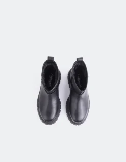 Women L'INTERVALLE Mortara Black Leather
