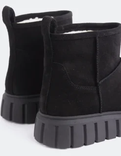 Women L'INTERVALLE Mortara Black Suede