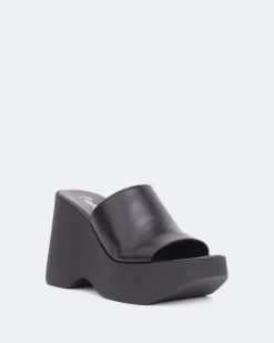 Women L'INTERVALLE Moss Black Leather