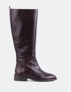Women L'INTERVALLE Moyle Burgundy Leather