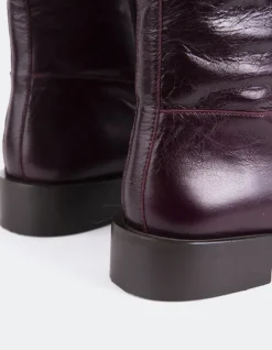 Women L'INTERVALLE Moyle Burgundy Leather