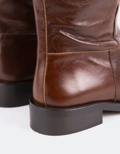 Women L'INTERVALLE Moyle Chestnut Leather