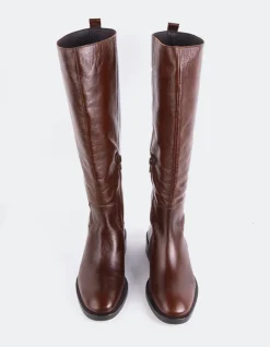 Women L'INTERVALLE Moyle Chestnut Leather