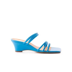 Women L'INTERVALLE Muelle Blue Leather