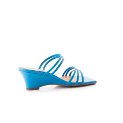 Women L'INTERVALLE Muelle Blue Leather
