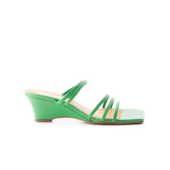 Women L'INTERVALLE Muelle Green Leather