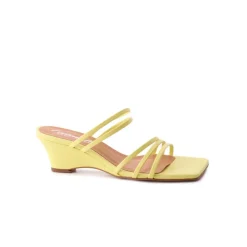 Women L'INTERVALLE Muelle Yellow Leather