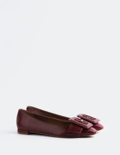 Women L'INTERVALLE Mulan Bordeau Leather