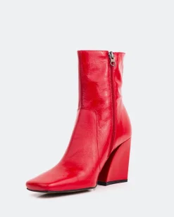 Women L'INTERVALLE Nazaire Red Leather