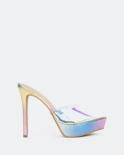 Women L'INTERVALLE Nene, Multi Clear/Vinyl Multi