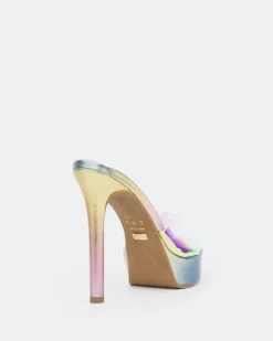 Women L'INTERVALLE Nene, Multi Clear/Vinyl Multi
