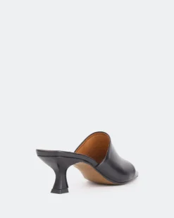 Women L'INTERVALLE Neptune Black Leather/Cuir Noir