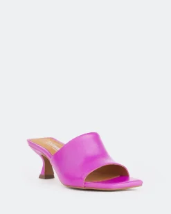 Women L'INTERVALLE Neptune Purple Leather/Cuir Violet