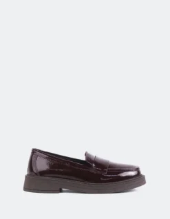Women L'INTERVALLE Novee Burgundy Patent