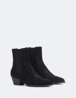 Women L'INTERVALLE Orsogna Black Suede