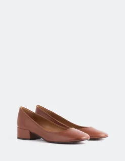 Women L'INTERVALLE Paisley Tan Vintage Leather