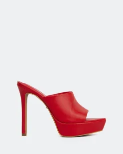 Women L'INTERVALLE Paraga Red Leather