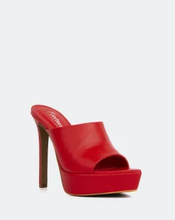 Women L'INTERVALLE Paraga Red Leather