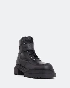 Women L'INTERVALLE Peline Black Leather