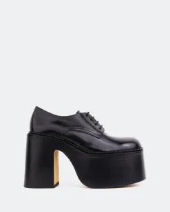 Women L'INTERVALLE Phineas Black Leather