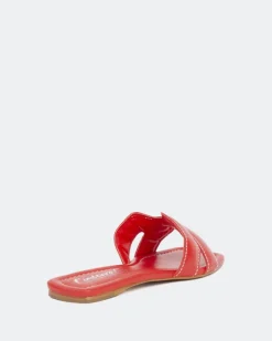 Women L'INTERVALLE Placida Red Leather