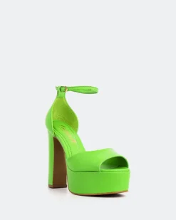 Women L'INTERVALLE Porfi Green Leather