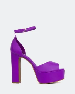 Women L'INTERVALLE Porfi Purple Leather