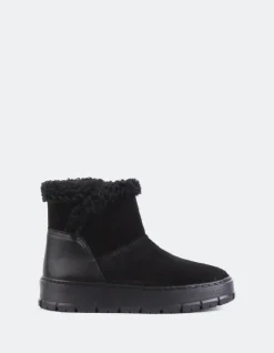 Women L'INTERVALLE Primord Black Suede
