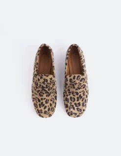 Women L'INTERVALLE Prism Leopard Leather