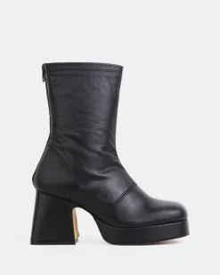 Women L'INTERVALLE Qoli Black Leather