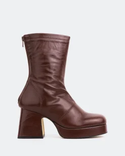 Women L'INTERVALLE Qoli Chestnut Leather