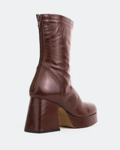 Women L'INTERVALLE Qoli Chestnut Leather