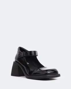 Women L'INTERVALLE Queensway Black Leather