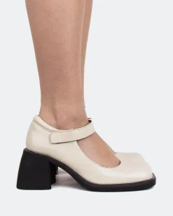 Women L'INTERVALLE Queensway Off White Leather