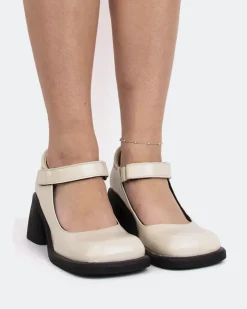 Women L'INTERVALLE Queensway Off White Leather