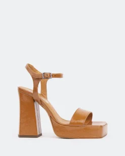 Women L'INTERVALLE Rabanne, Cognac Naplack/Naplack Cognac