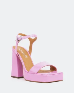 Women L'INTERVALLE Rabanne, Pink Naplack/Naplack Rose