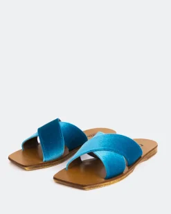 Women L'INTERVALLE Ranch Blue Velvet