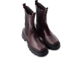 Women L'INTERVALLE Ravenna Dark Brown Leather
