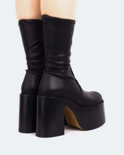 Women L'INTERVALLE Remington Black Leather