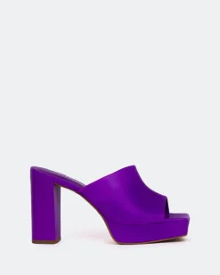 Women L'INTERVALLE Republic, Purple Leather/Cuir Violet