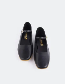 Women L'INTERVALLE Reubena Black Leather