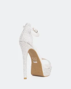 Women L'INTERVALLE Rinna, Off White Suede/Suède Blanc Cassé