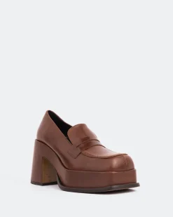 Women L'INTERVALLE Rochfort Chestnut Leather
