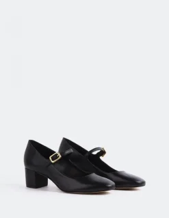 Women L'INTERVALLE Rosalba Black Leather