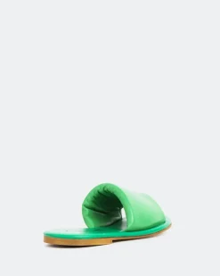 Women L'INTERVALLE Rum Green Leather