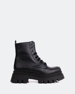 Women L'INTERVALLE Sainz Black Leather