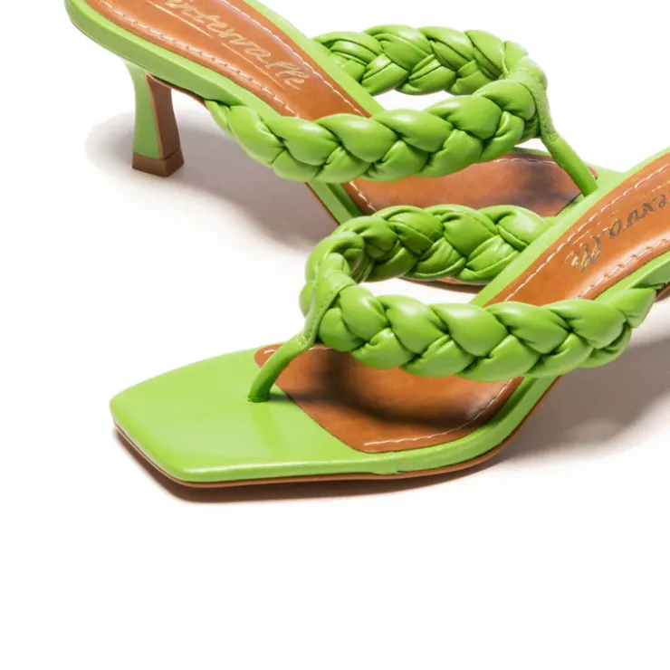Women L'INTERVALLE Saxony Green Leather