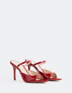 Women L'INTERVALLE Scilla Red Naplack