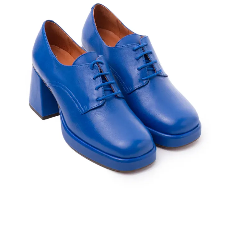 Women L'INTERVALLE Sevres Blue Leather